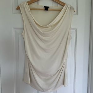 Ann Taylor Top Size M White
